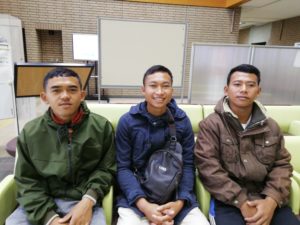 愛荘校に入校したインドネシアの外国人技能実習生たち